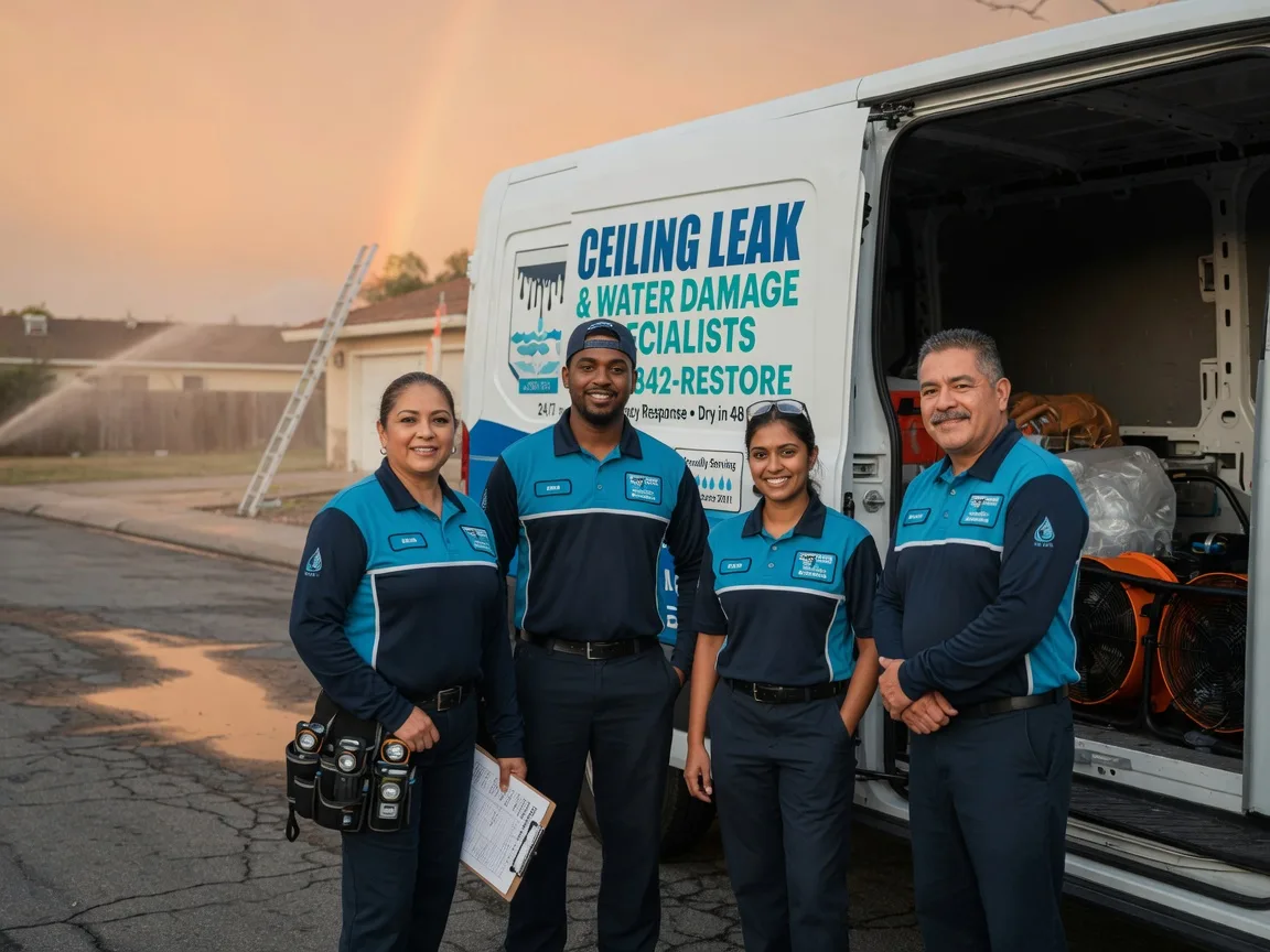 Ceiling Leak Cleanup company in Somersville, CT